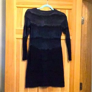 Aldo Martins sweater dress, blue hues.